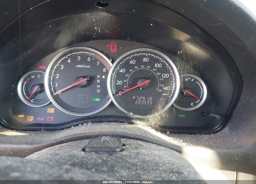 2007 SUBARU OUTBACK 2.5I VIN: 4S4BP61CX77329219
