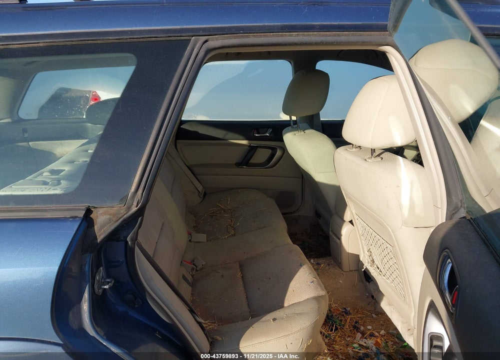 2007 SUBARU OUTBACK 2.5I VIN: 4S4BP61CX77329219