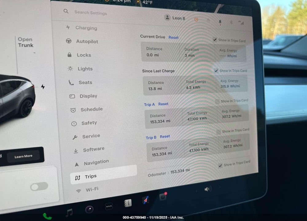 2021 TESLA MODEL Y VIN: 5YJYGAEE3MF144318