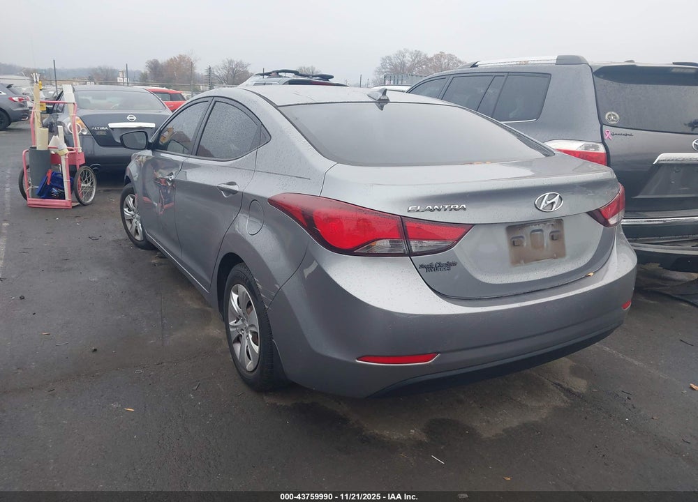 2016 HYUNDAI ELANTRA SE VIN: KMHDH4AE5GU528322
