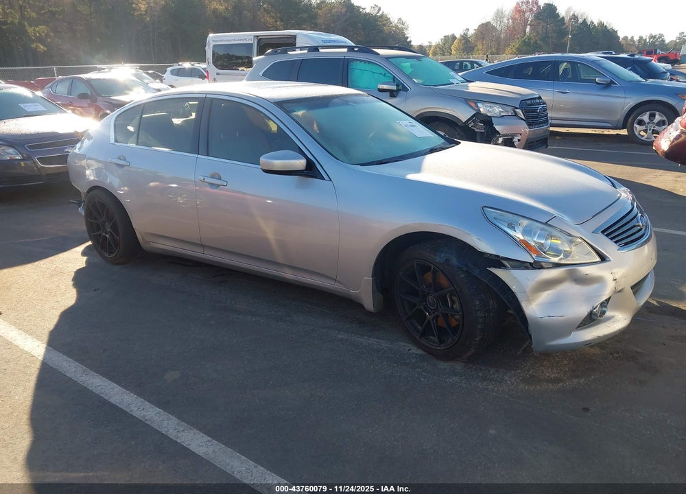2011 INFINITI G37X VIN: JN1CV6AR3BM352373