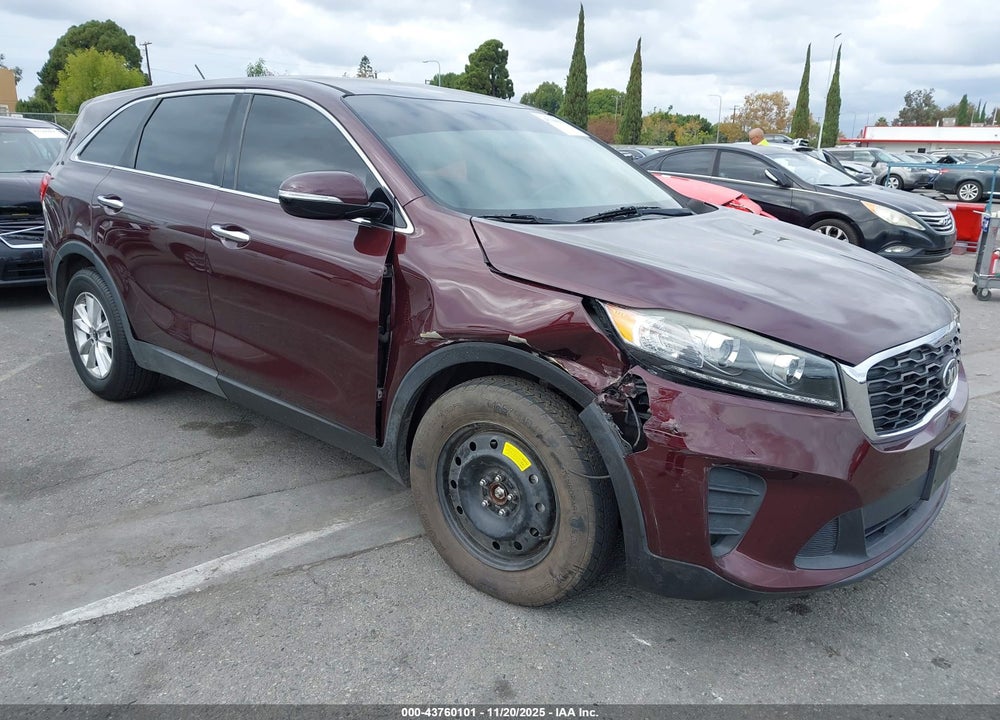 2019 KIA SORENTO 3.3L LX VIN: 5XYPG4A53KG559356