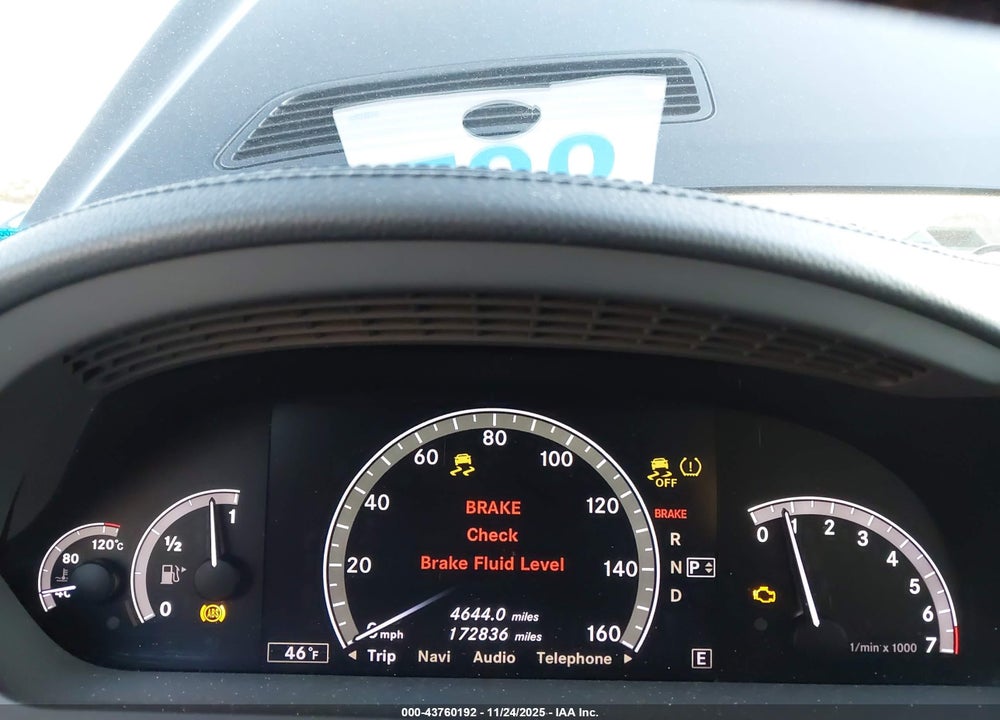 2012 MERCEDES-BENZ S 550 4MATIC VIN: WDDNG9EB5CA490682