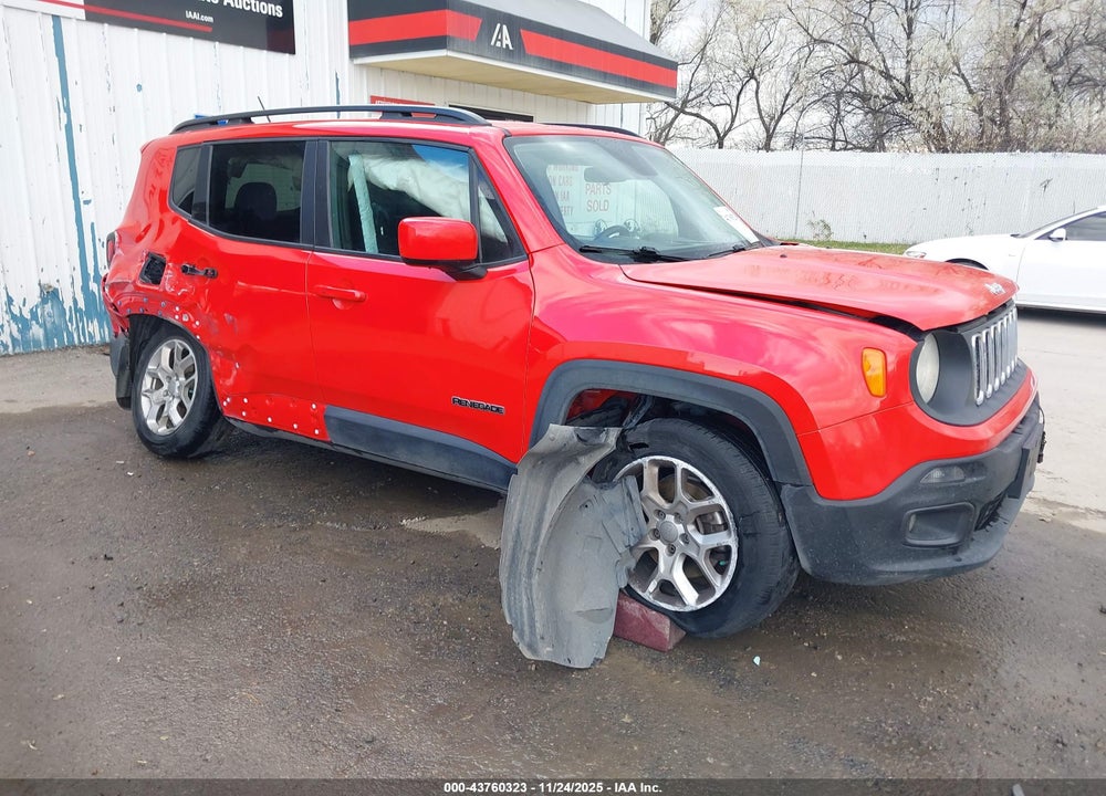 2015 JEEP RENEGADE LATITUDE VIN: ZACCJBBT0FPB62646