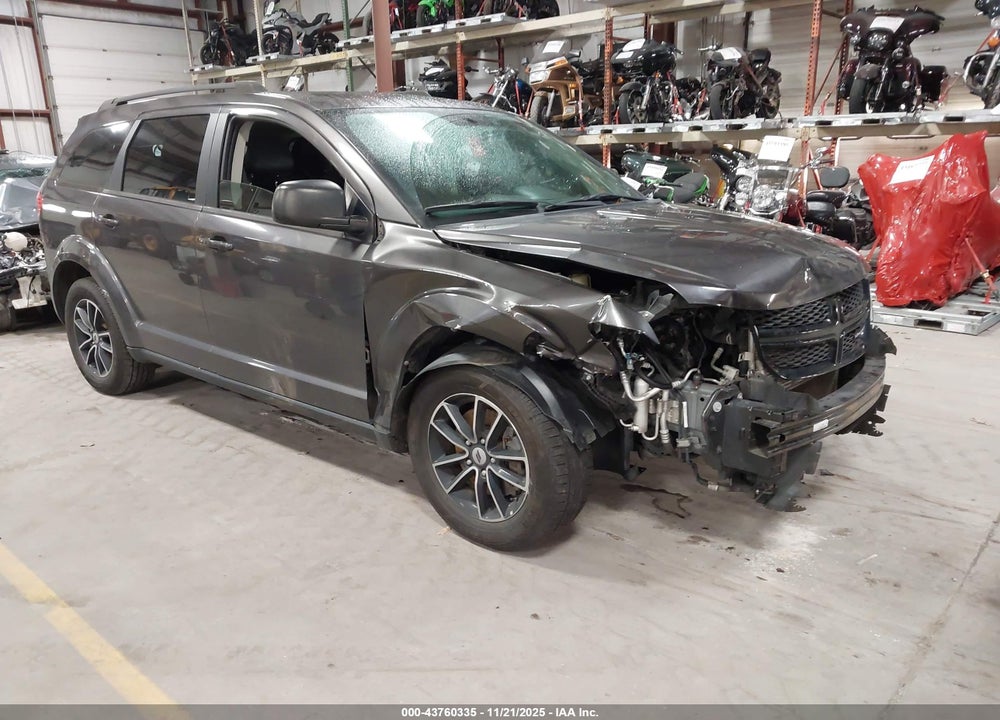 2018 DODGE JOURNEY SE VIN: 3C4PDCAB1JT249416