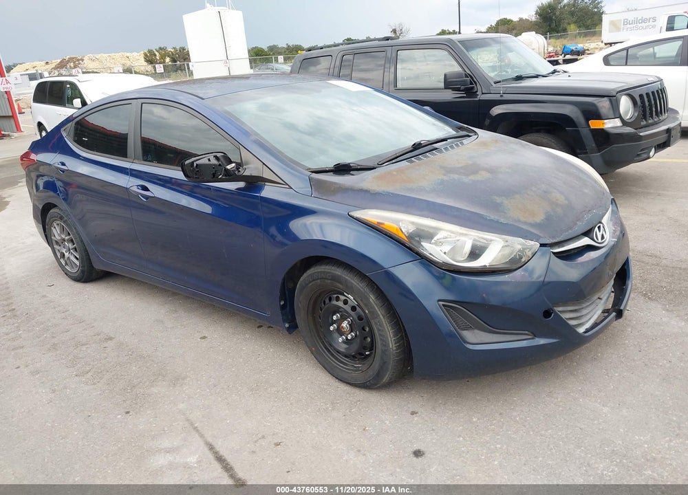 2016 HYUNDAI ELANTRA SE VIN: 5NPDH4AE1GH716950