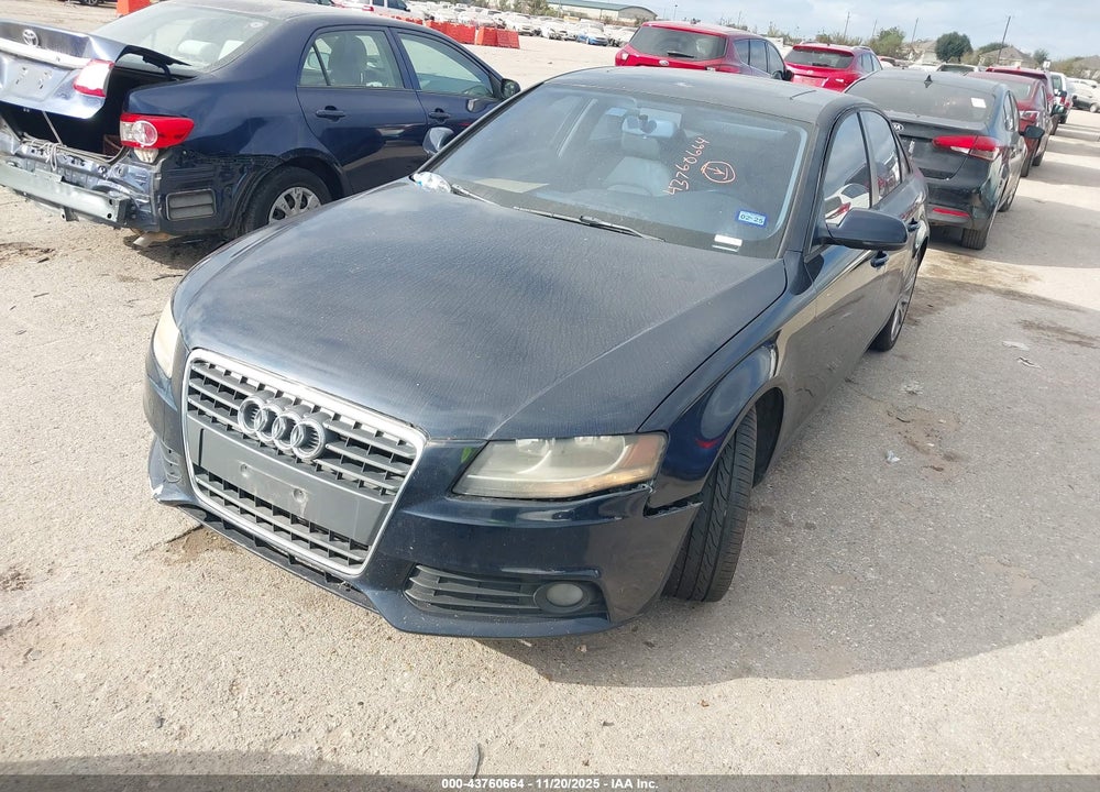 2010 AUDI A4 2.0T PREMIUM VIN: WAUAFAFL1AN027462
