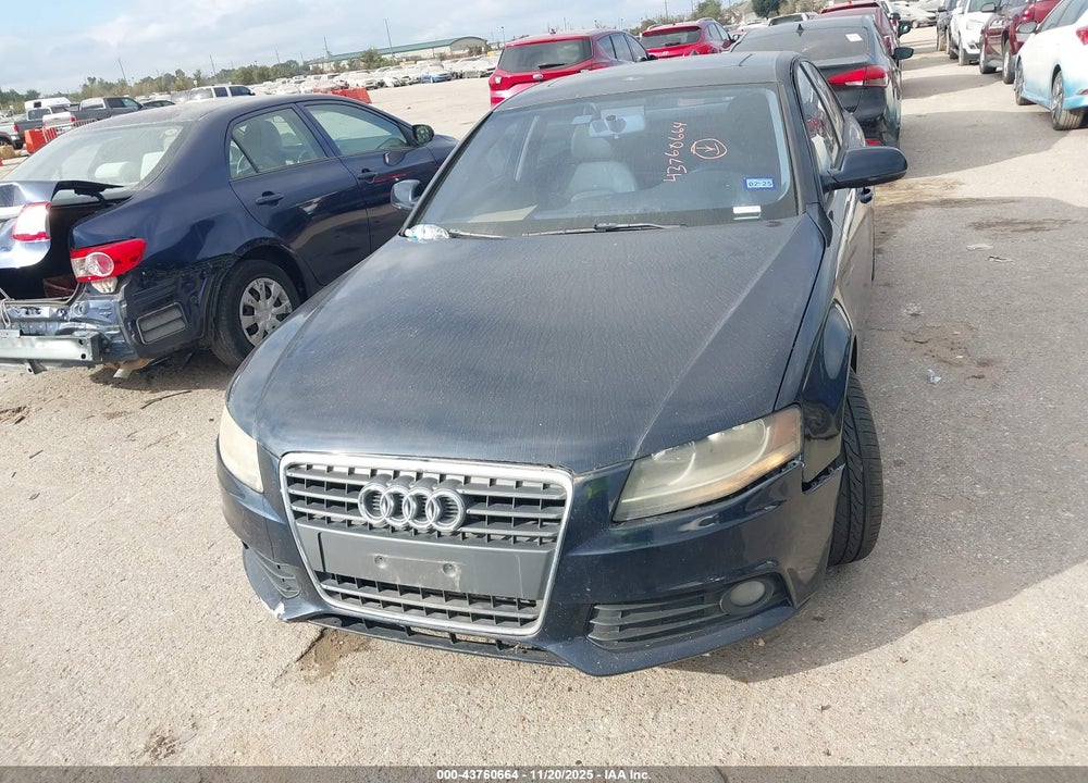 2010 AUDI A4 2.0T PREMIUM VIN: WAUAFAFL1AN027462