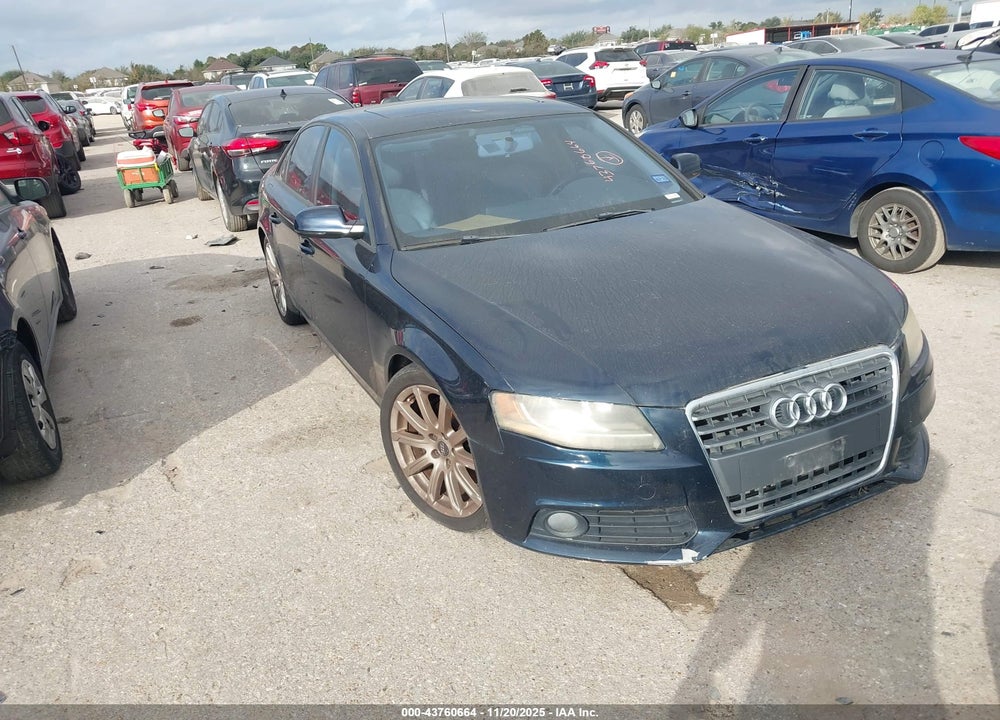 2010 AUDI A4 2.0T PREMIUM VIN: WAUAFAFL1AN027462