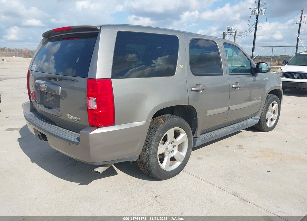 2008 CHEVROLET TAHOE HYBRID VIN: 1GNFC13598R210433