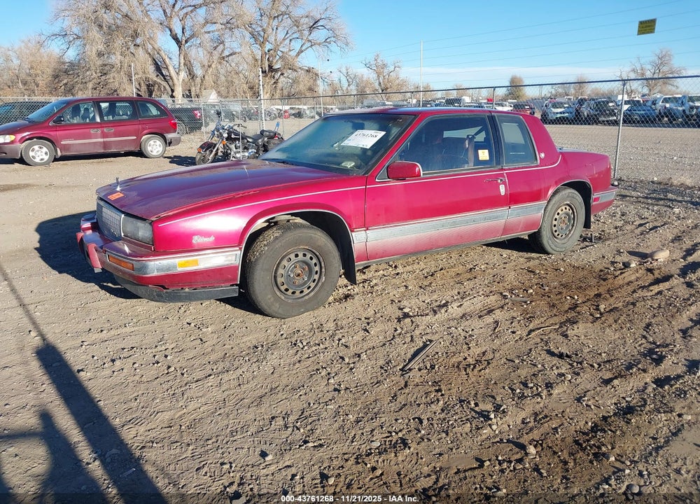 1987 CADILLAC ELDORADO VIN: 1G6EL1185HU609731