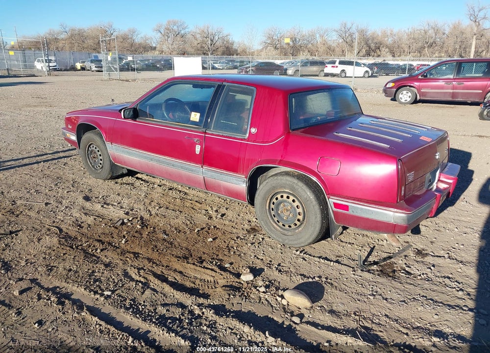 1987 CADILLAC ELDORADO VIN: 1G6EL1185HU609731