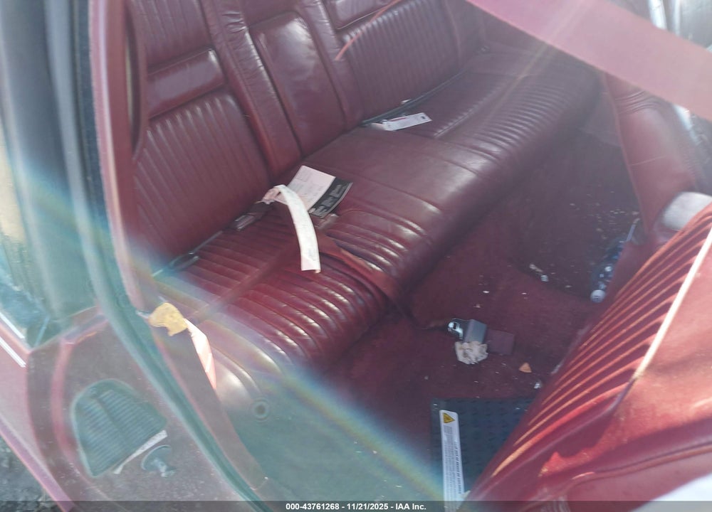 1987 CADILLAC ELDORADO VIN: 1G6EL1185HU609731