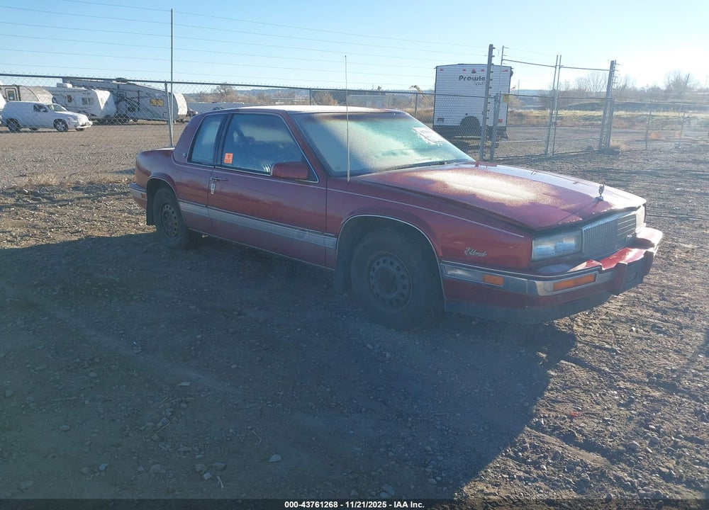 1987 CADILLAC ELDORADO VIN: 1G6EL1185HU609731