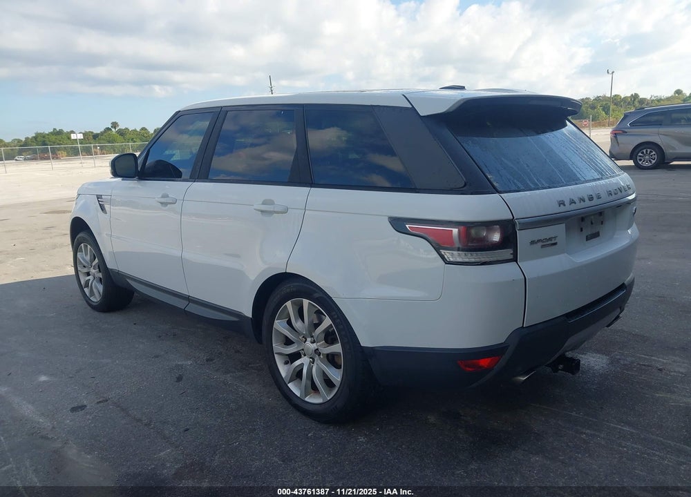 2015 LAND ROVER RANGE ROVER SPORT 3.0L V6 SUPERCHARGED HSE VIN: SALWR2VF6FA518554