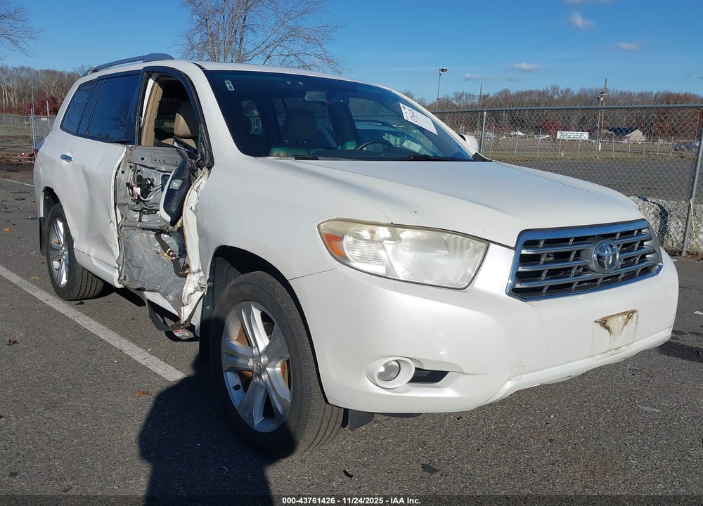 2008 TOYOTA HIGHLANDER LIMITED VIN: JTEES42A882040111