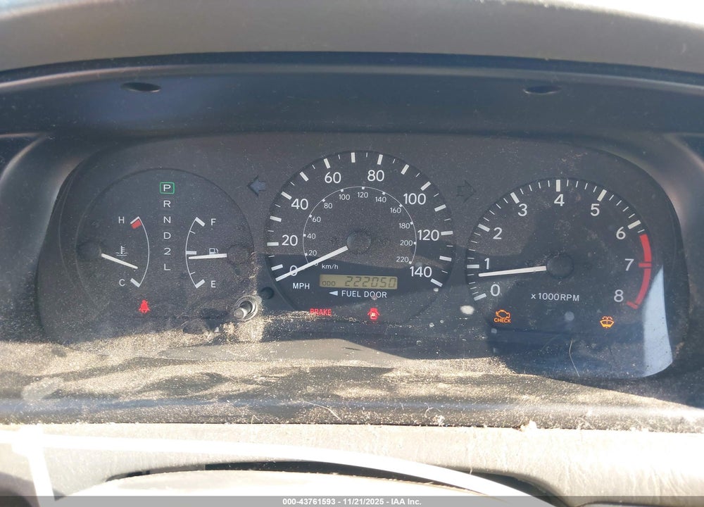 2000 TOYOTA CAMRY LE V6 VIN: JT2BF28K4Y0250919