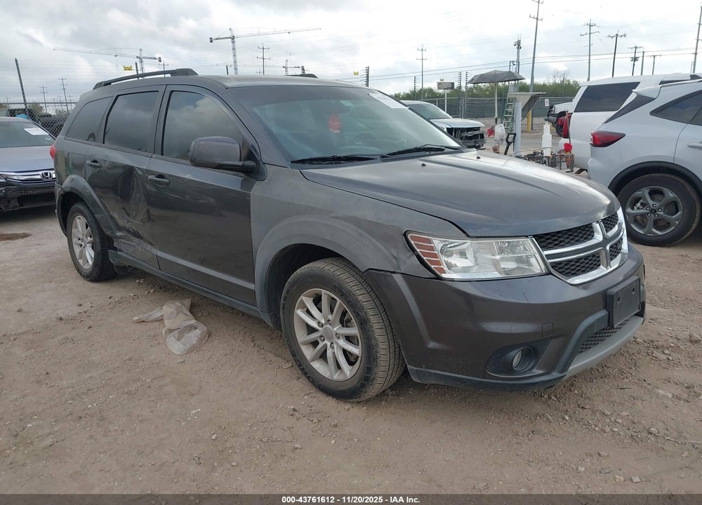 2015 DODGE JOURNEY SXT VIN: 3C4PDCBG9FT637012