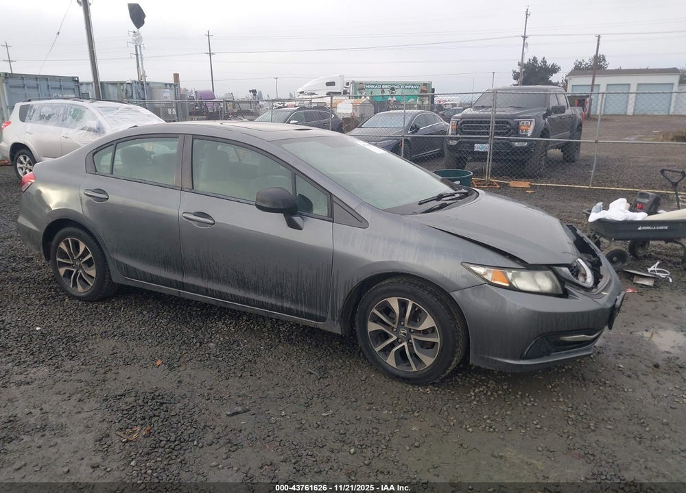 2013 HONDA CIVIC EX VIN: 19XFB2F80DE235492