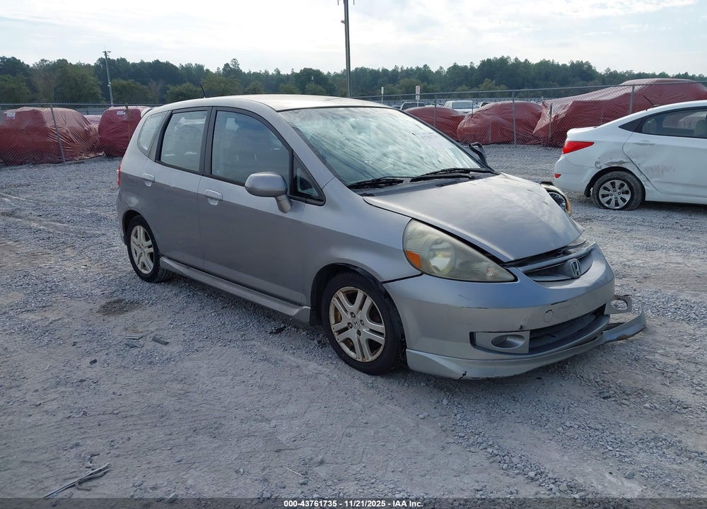 2007 HONDA FIT SPORT VIN: JHMGD38627S052823