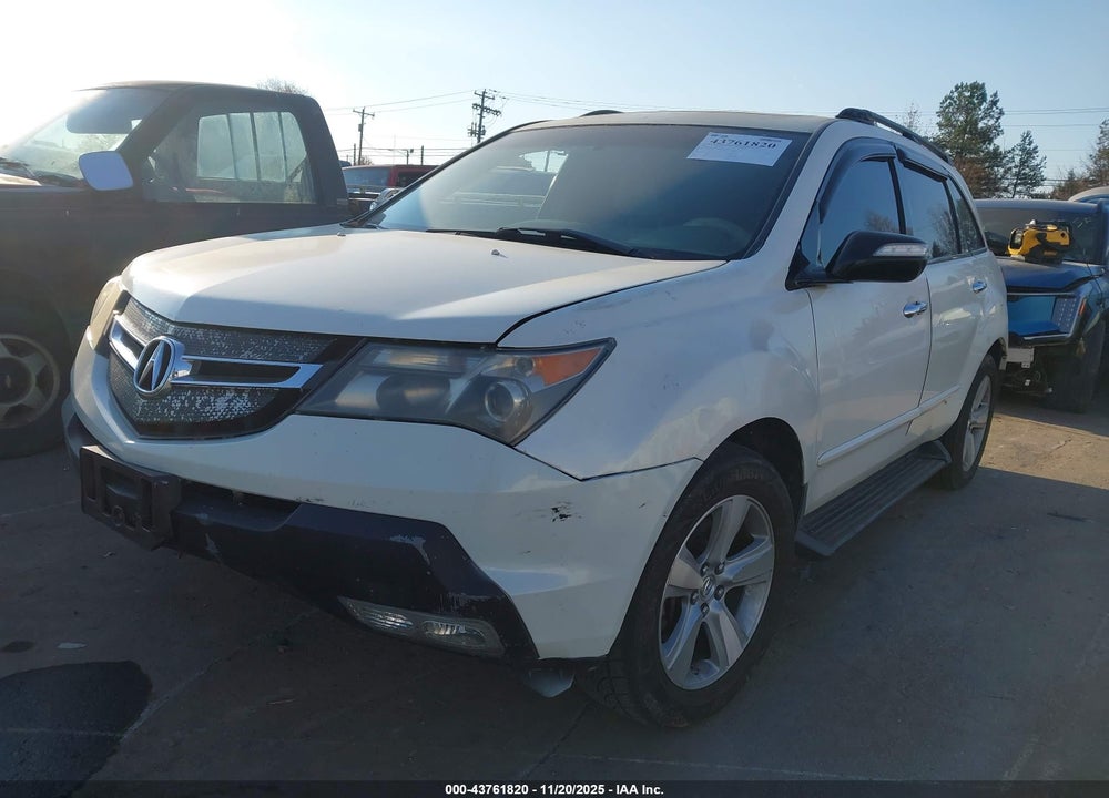 2007 ACURA MDX SPORT PACKAGE VIN: 2HNYD28857H534186