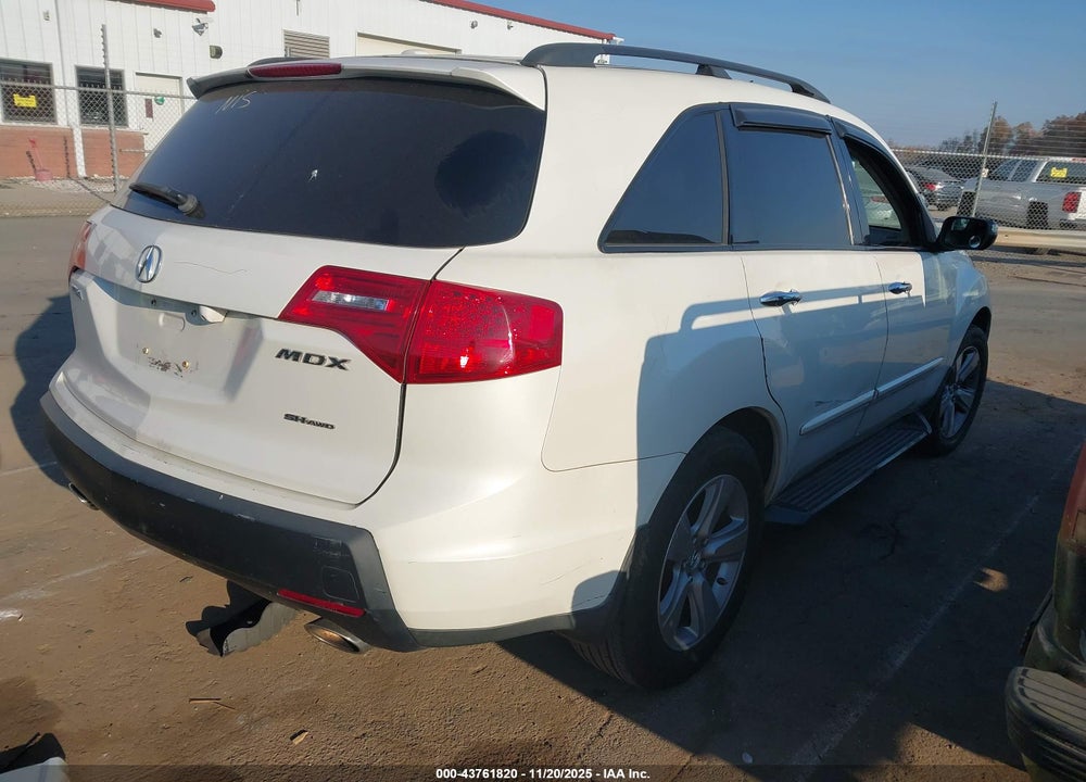 2007 ACURA MDX SPORT PACKAGE VIN: 2HNYD28857H534186