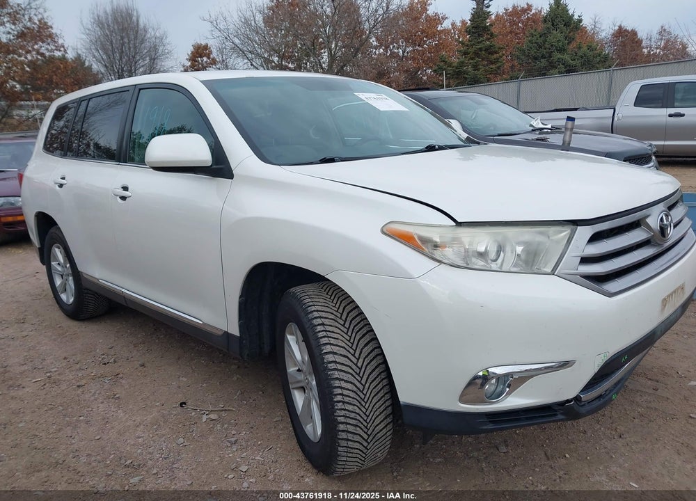 2013 TOYOTA HIGHLANDER VIN: 5TDZA3EH7DS042303