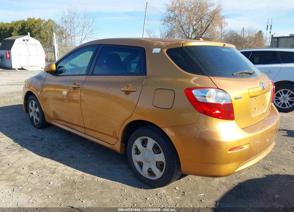 2009 TOYOTA MATRIX VIN: 2T1KU40E49C190033