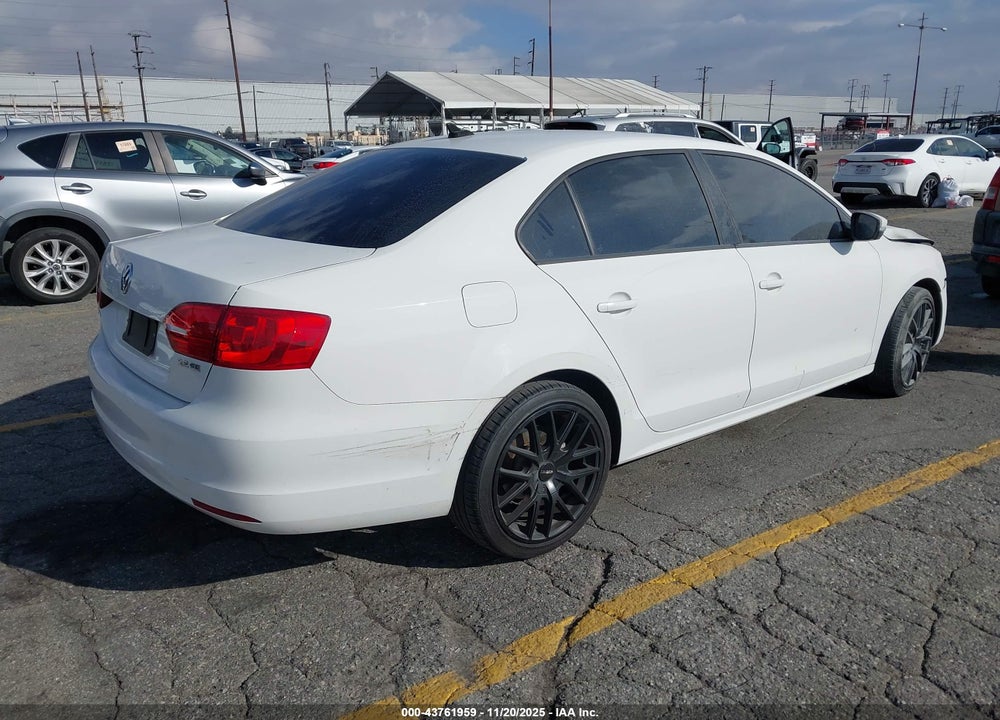 2012 VOLKSWAGEN JETTA 2.5L SE VIN: 3VWDP7AJ4CM398163