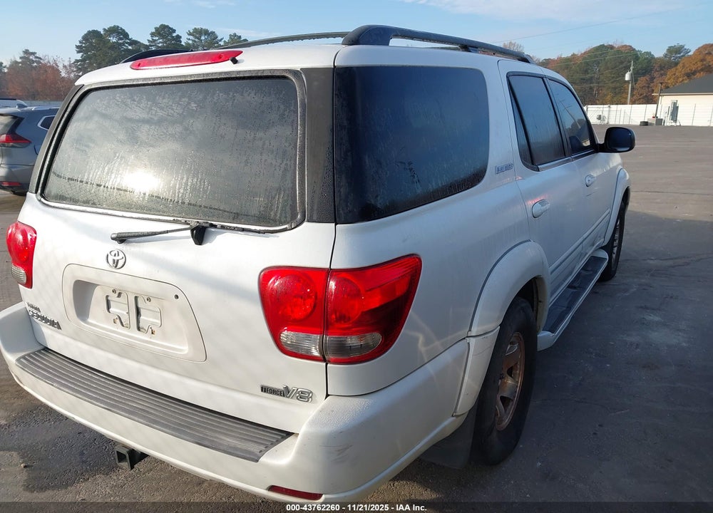 2005 TOYOTA SEQUOIA LIMITED V8 VIN: 5TDZT38AX5S254817