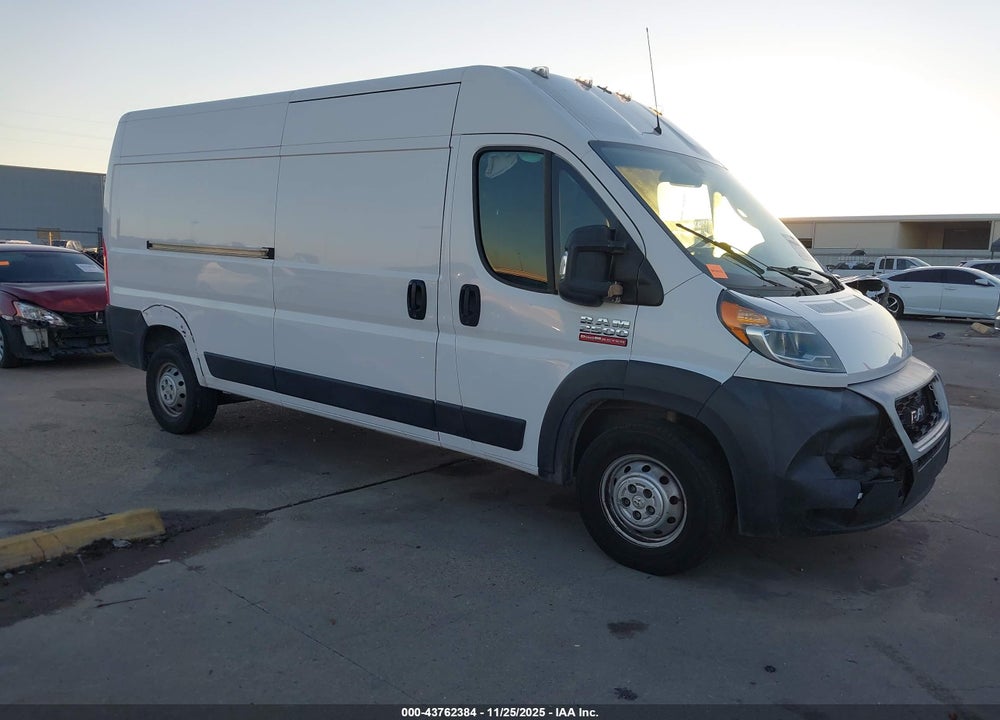 2021 RAM PROMASTER 2500 HIGH ROOF 159 WB VIN: 3C6ERVDG4ME508850
