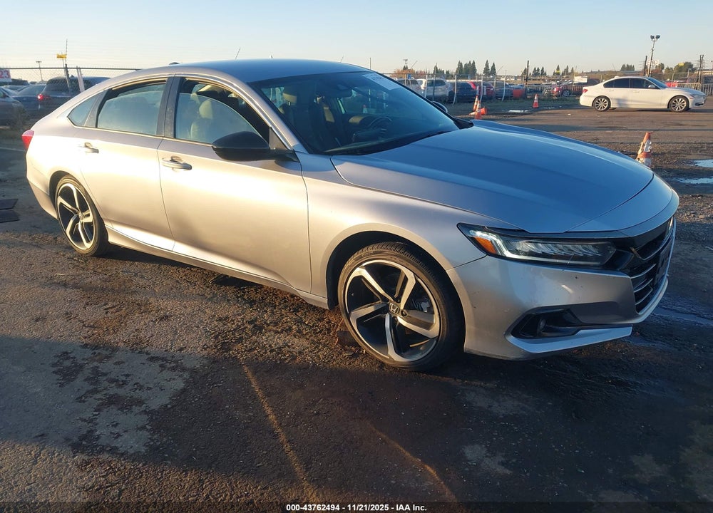 2021 HONDA ACCORD SPORT VIN: 1HGCV1F36MA072344