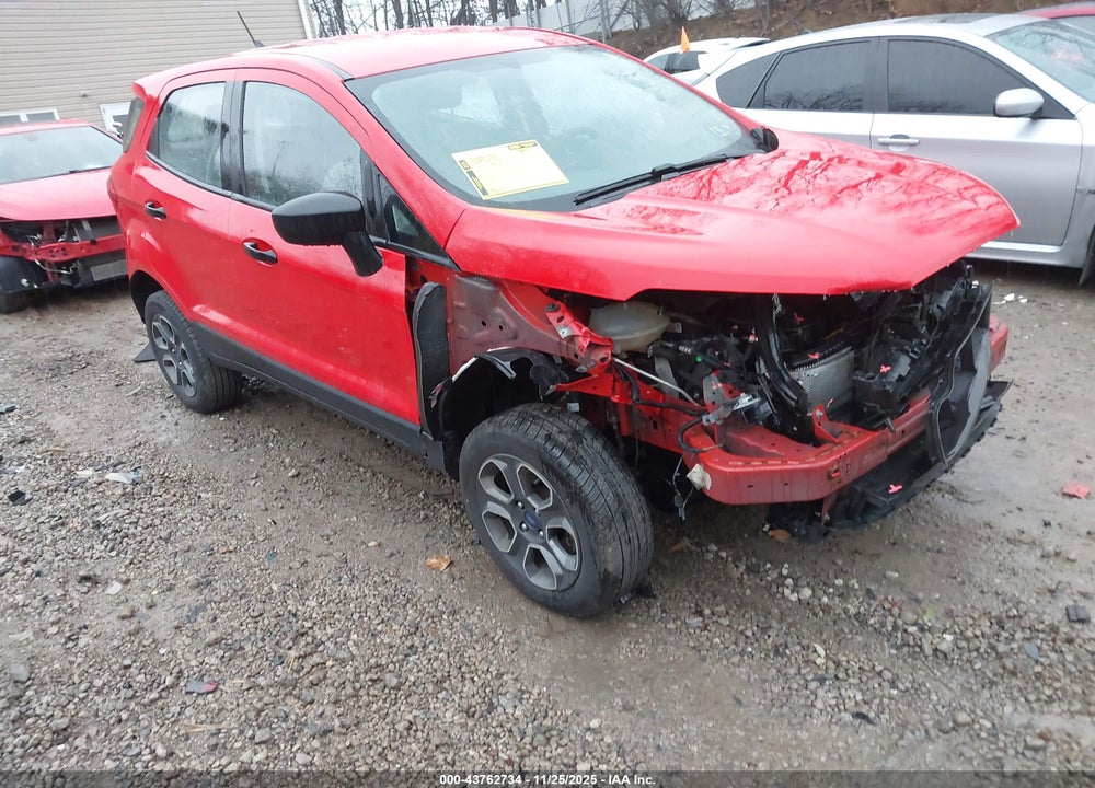 2021 FORD ECOSPORT S VIN: MAJ6S3FLXMC427932