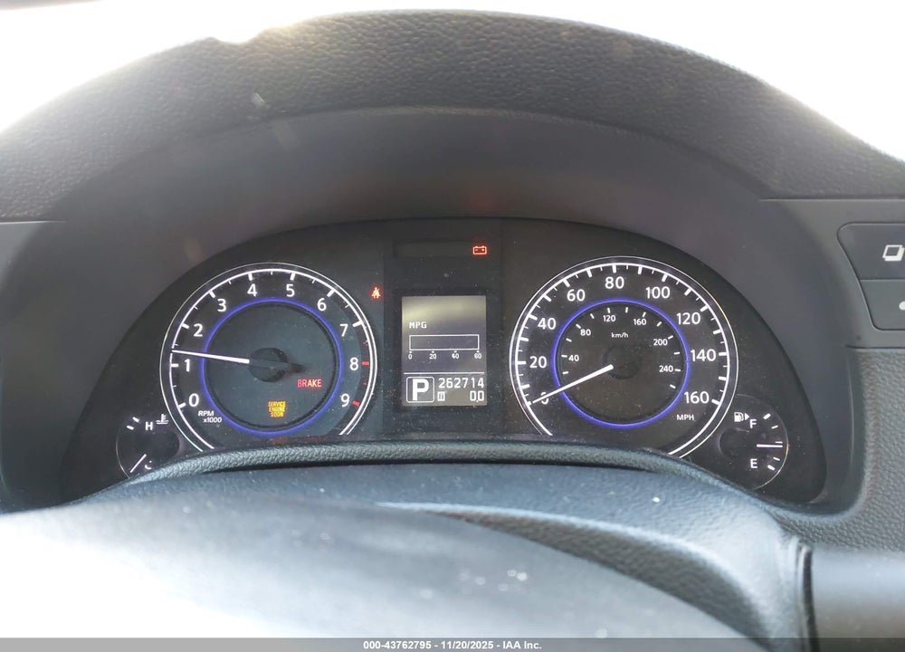 2012 INFINITI G37X VIN: JN1CV6EL1CM472731