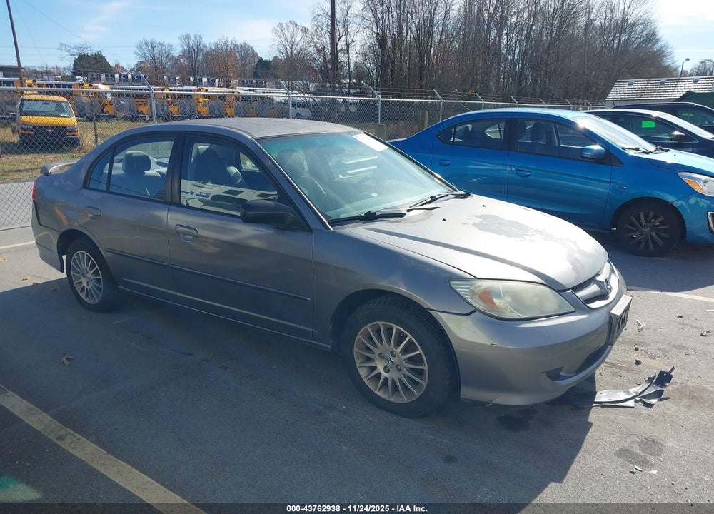 2005 HONDA CIVIC LX VIN: 2HGES16585H598013