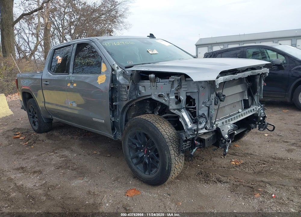 2025 GMC SIERRA 1500 4WD  SHORT BOX ELEVATION WITH 3SB VIN: 1GTUUCED2SZ107679