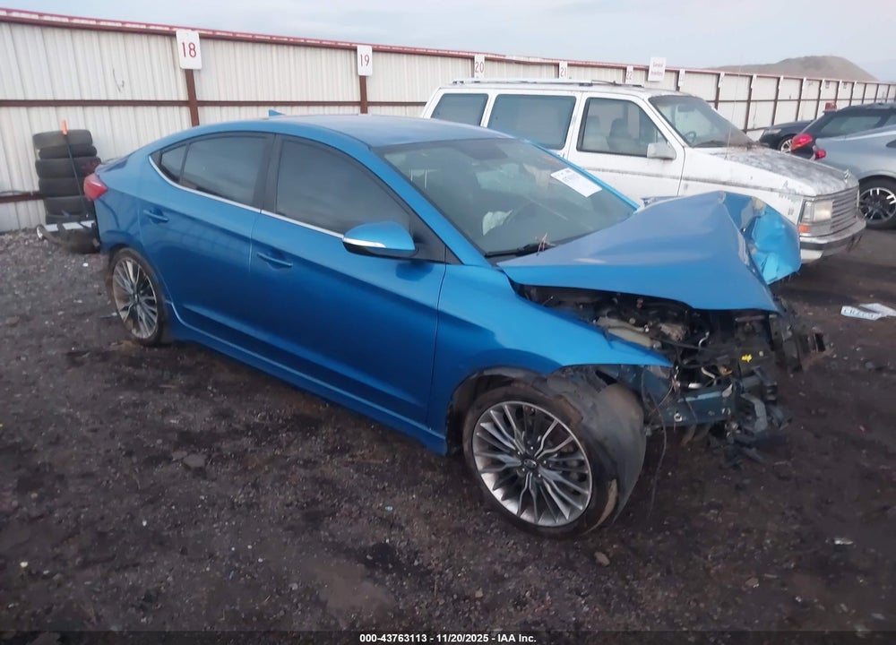 2017 HYUNDAI ELANTRA SPORT VIN: KMHD04LB0HU356597