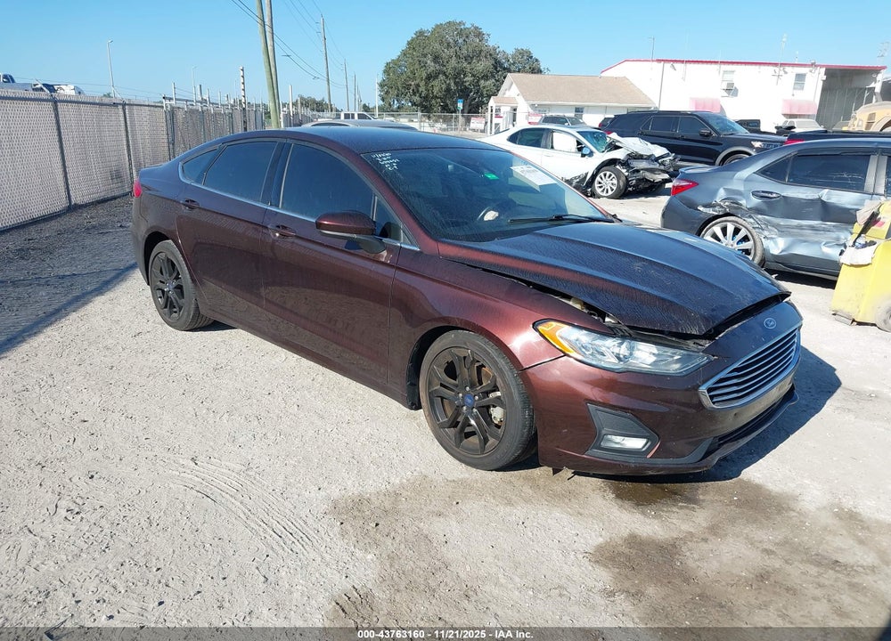 2019 FORD FUSION SE VIN: 3FA6P0HD7KR229541
