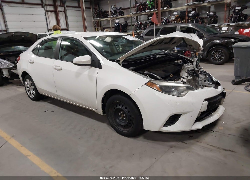 2014 TOYOTA COROLLA LE VIN: 5YFBURHE8EP144586