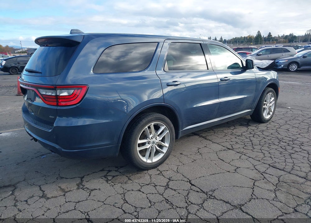2021 DODGE DURANGO GT PLUS AWD VIN: 1C4RDJDG0MC523161