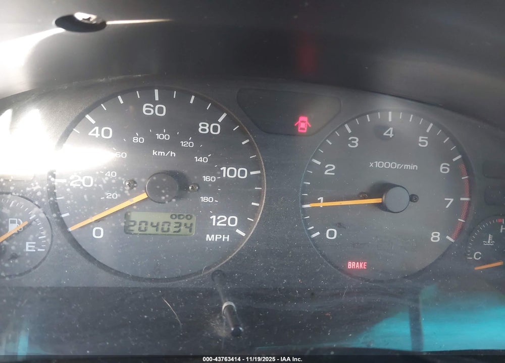 1999 SUBARU FORESTER L VIN: JF1SF6359XG742194