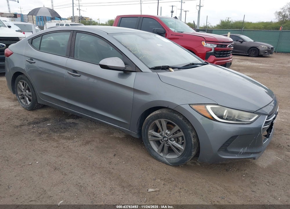 2018 HYUNDAI ELANTRA SEL VIN: KMHD84LF8JU607982