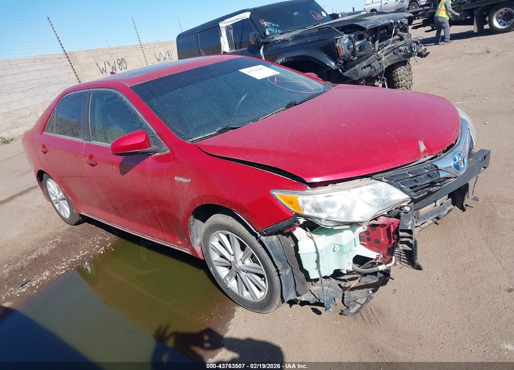 2012 TOYOTA CAMRY HYBRID XLE VIN: 4T1BD1FK8CU046552