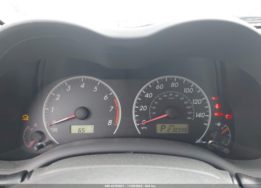 2010 TOYOTA COROLLA LE VIN: 2T1BU4EE5AC387595