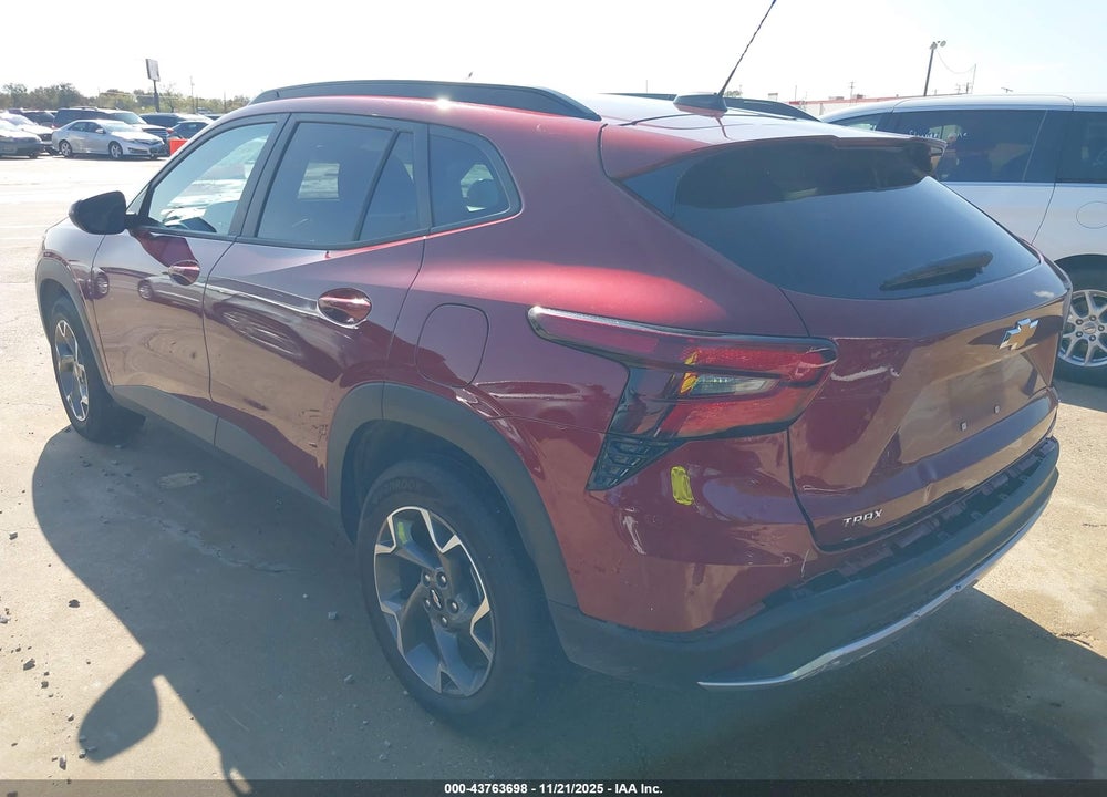 2025 CHEVROLET TRAX VIN: KL77LHEP3SC143873