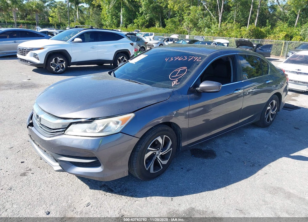 2017 HONDA ACCORD LX VIN: 1HGCR2F37HA217004