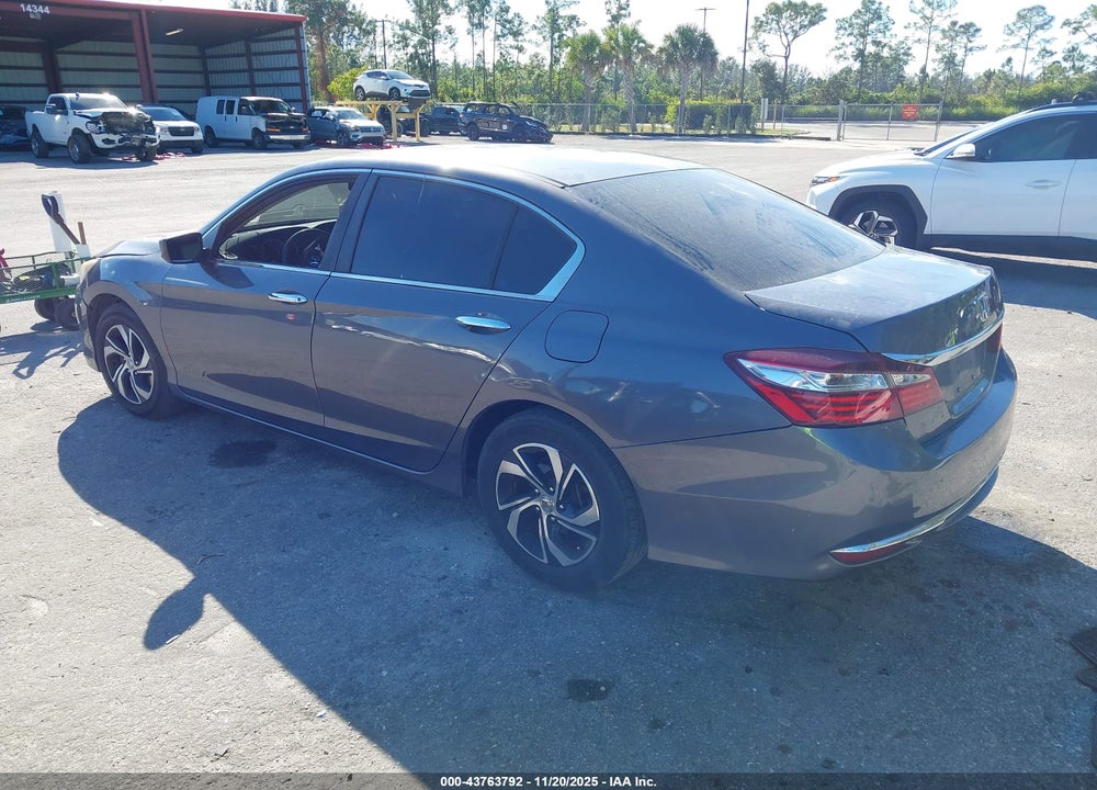 2017 HONDA ACCORD LX VIN: 1HGCR2F37HA217004