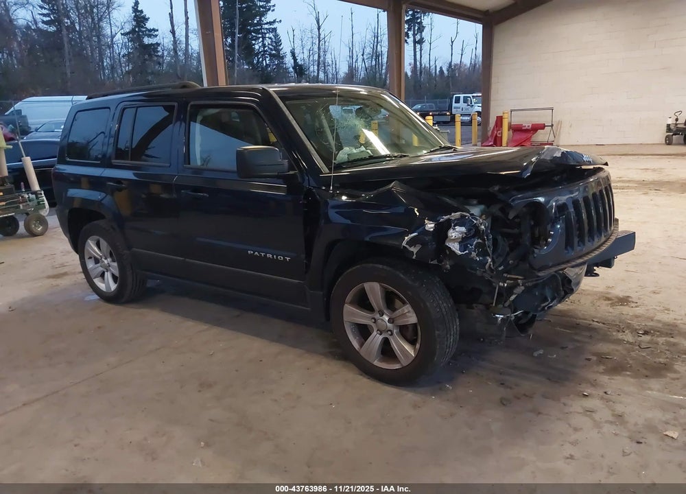 2016 JEEP PATRIOT LATITUDE VIN: 1C4NJPFB4GD651672