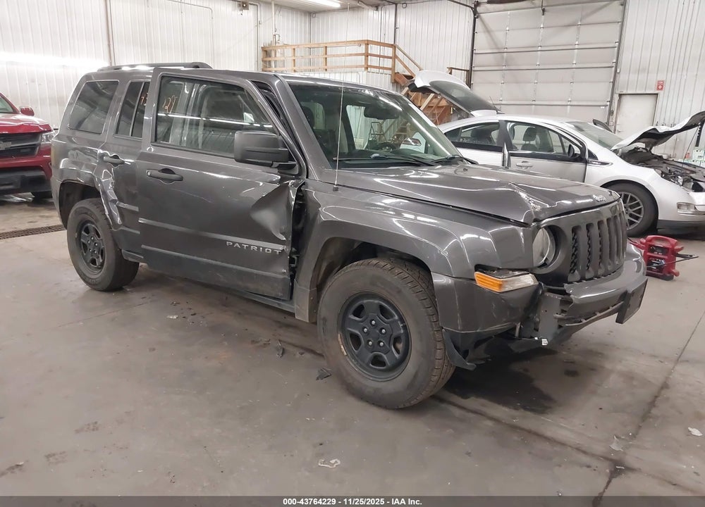2016 JEEP PATRIOT SPORT VIN: 1C4NJRBB9GD658375