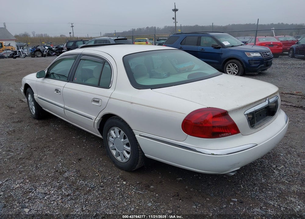 1999 LINCOLN CONTINENTAL VIN: 1LNHM97VXXY703416